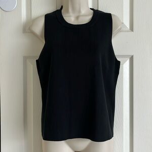 Banana Republic Factory Medium Black Open Back Sweater Tank